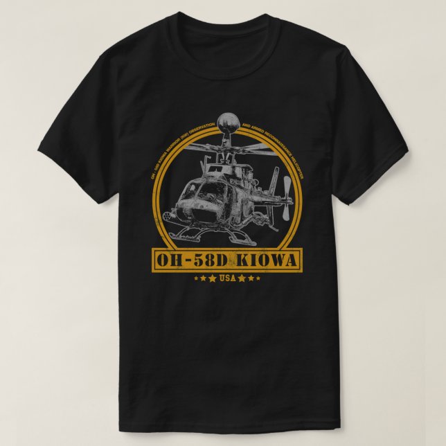 OH-58D Kiowa Krieger Essenzieller T - Shirt.png T-Shirt (Design vorne)