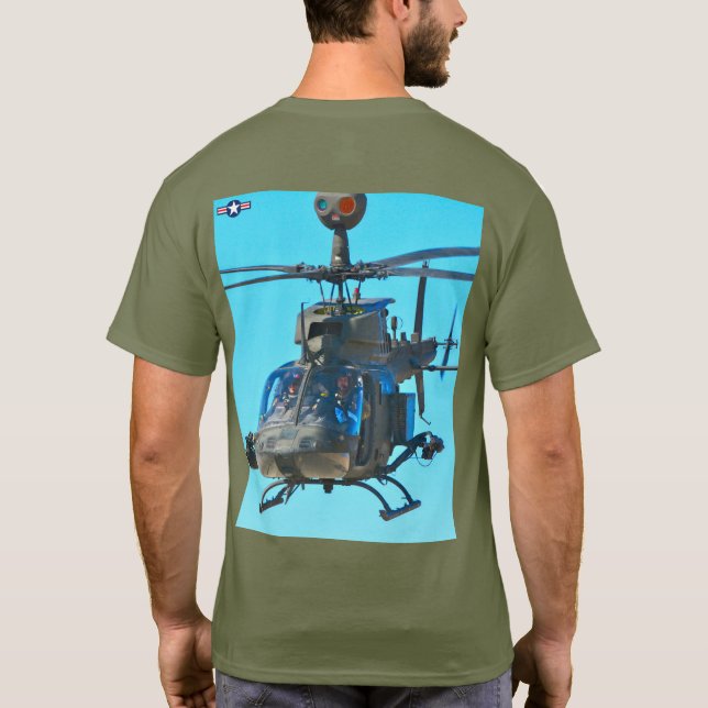 OH-58D KIOWA T-Shirt (Rückseite)