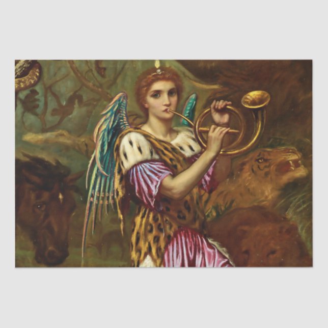 "Oh All Ye Beasts and Cattle" von Edward A F Prynn Seidenpapier (Vorderseite)