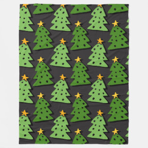 Oh Arbre de Noël 60x80 Couverture en polaire