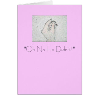 "Oh aucun il n'a pas fait ! "