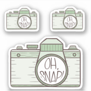 Oh ! Autocollant photo Green Pastel