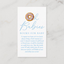 Oh Babies Donut Sprinkle Babydusche Anfrage Begleitkarte