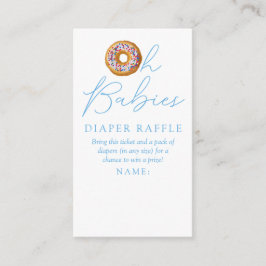 Oh Babies Donut Sprinkle Babydusche Windelwindeln Begleitkarte