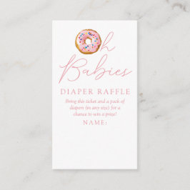 Oh Babies Donut Sprinkle Babydusche Windelwindeln Begleitkarte
