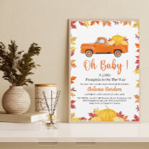 Oh Baby a Little Pumpkin Baby Shower