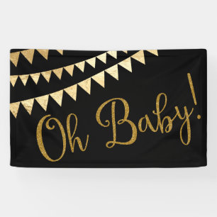 Oh Baby Baby Baby Shower Banner