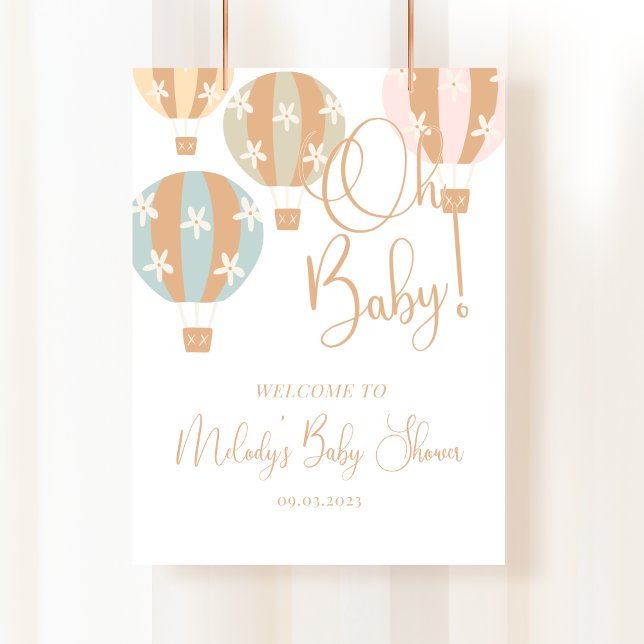 Oh Baby, Babydusche, geschlechtsneutral, Mama zu s Poster (Von Creator hochgeladen)