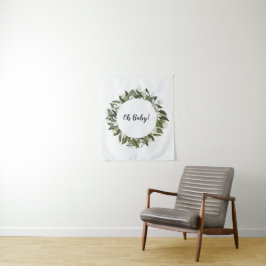 Oh Baby Backdrop Oh Baby Banner Band Wandteppich