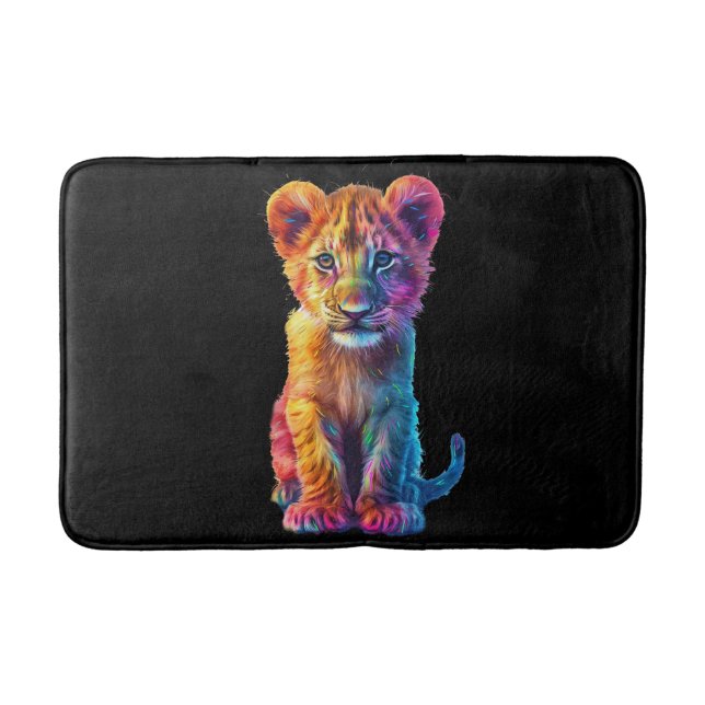 Oh Baby Big Cat Cub Badematte (Vorderseite)