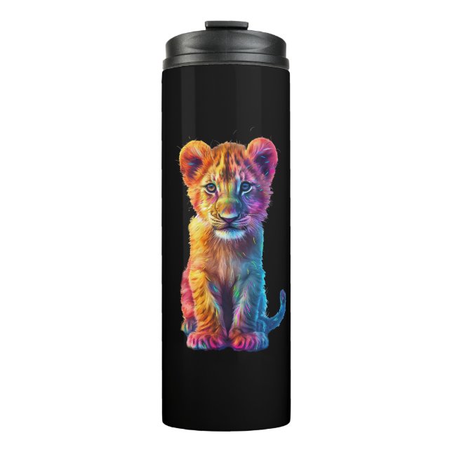 Oh Baby Big Cat Cub Thermosbecher (Vorderseite)