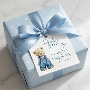 Oh Baby Blue Jean Baby Denim Baby Baby Shower Geschenkanhänger