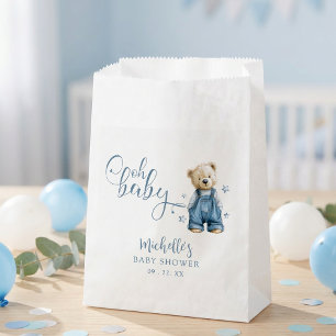 Oh Baby Blue Jean Baby Denim Baby Baby Shower Geschenktütchen