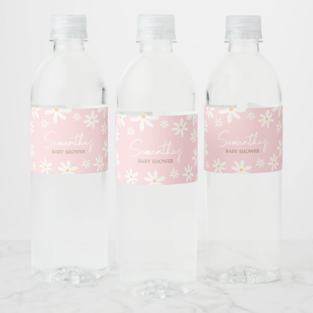 Oh Baby Boho Daisy Baby Shower (Flaschen)