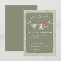 Oh Baby Botanical Salbei Baby Shower