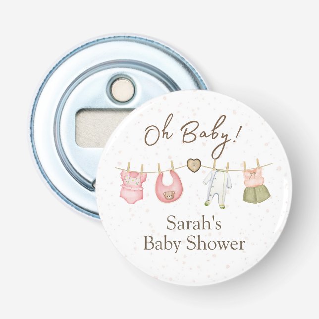 Oh Baby! Button Bottle Opener Flaschenöffner (Vorderseite)