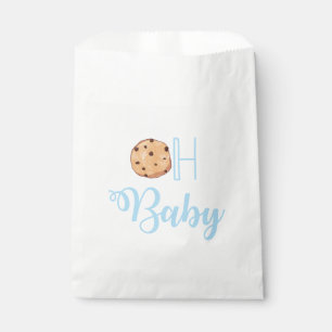 Oh Baby Cookies blaue Babyparty Geschenktütchen