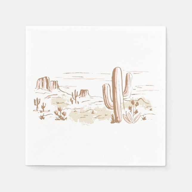 Oh Baby Cowgirl Shower  Serviette (Vorderseite)