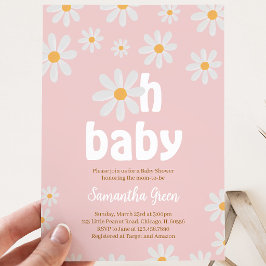 Oh Baby Daisy Baby Shower Einladung