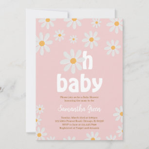 Oh Baby Daisy Baby Shower Einladung