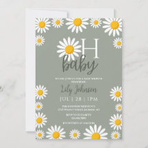Oh Baby Daisy Neutral Baby Dusche in einem