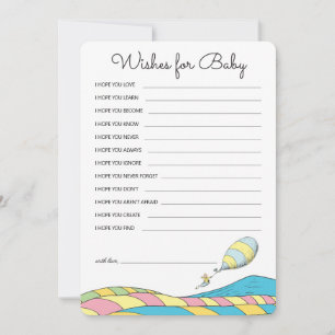 Oh, Baby, die Orte, an die Sie gehen werden - Baby Mitteilungskarte