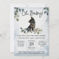 Oh, Baby! Dog Baby Shower German Shepherd
