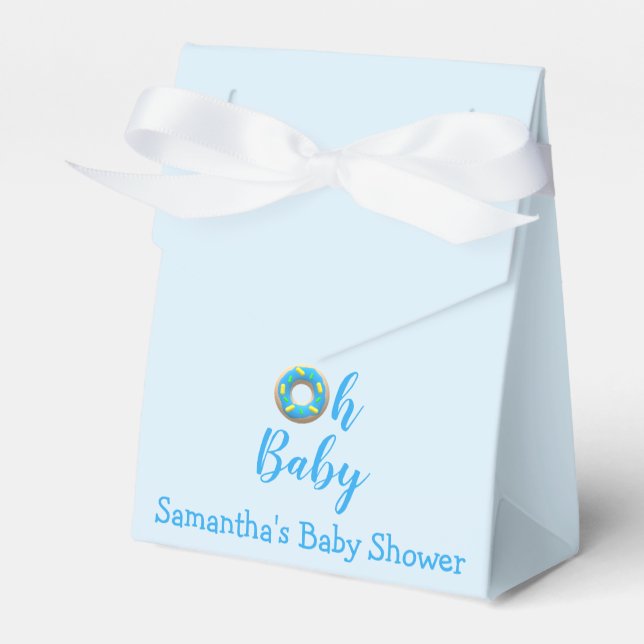 Oh Baby Donut Babydusche Geschenkschachtel (Vorderseite)