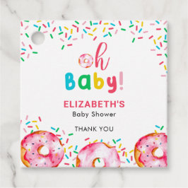 Oh Baby Donut Dusche Niedlicher Regenbogen Geschenkanhänger