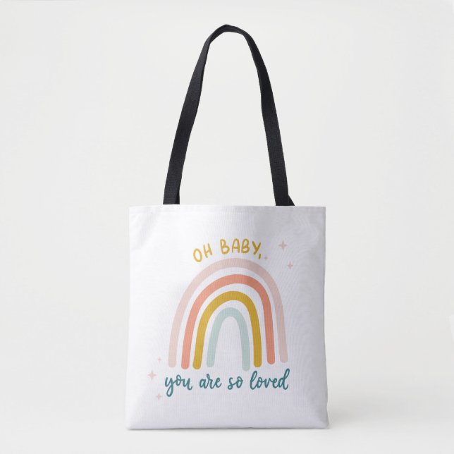 Oh Baby, du bist so geliebt Tasche (Vorderseite)