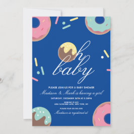 Oh Baby Dusche Sweet Cake Pop Donut Einladung