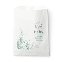 Oh Baby Eukalyptus Grün Gold Baby Shower
