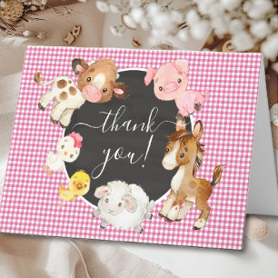 Oh Baby Farm Animals Baby Dusche Danke