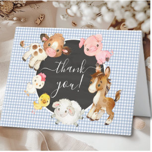Oh Baby Farm Animaux Baby shower Merci