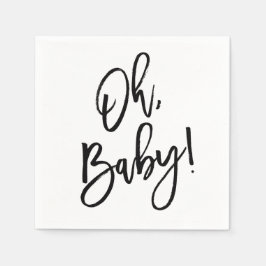 Oh Baby Gender Neutral Baby Dusche Napkin Serviette