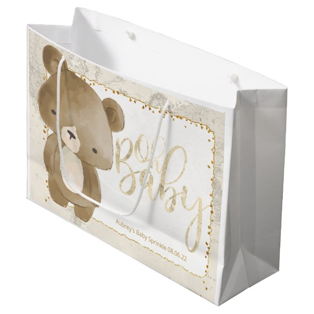 Oh Baby Geschenktasche Große Geschenktüte (Vorderseite Schrägansicht)