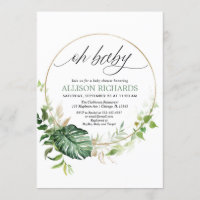 Oh Baby Geschlecht neutrale tropische Vegetation G