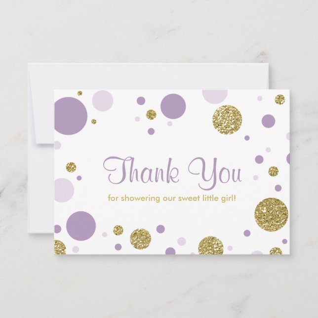 Oh Baby Girl, Carte de remerciements, Parties scin (Devant)
