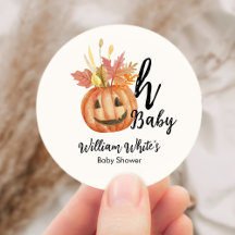 Oh, Baby! Halloween fällt Pumpkin Leaf Babydusche