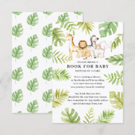 Oh Baby Jungle Baby Showbook für Baby Enclosur Begleitkarte
