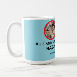 Oh Baby Katzenbild Baby Shower Blau Kaffeetasse