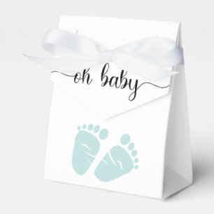 Oh Baby Mint Feet Baby Dusche Geschenkschachtel