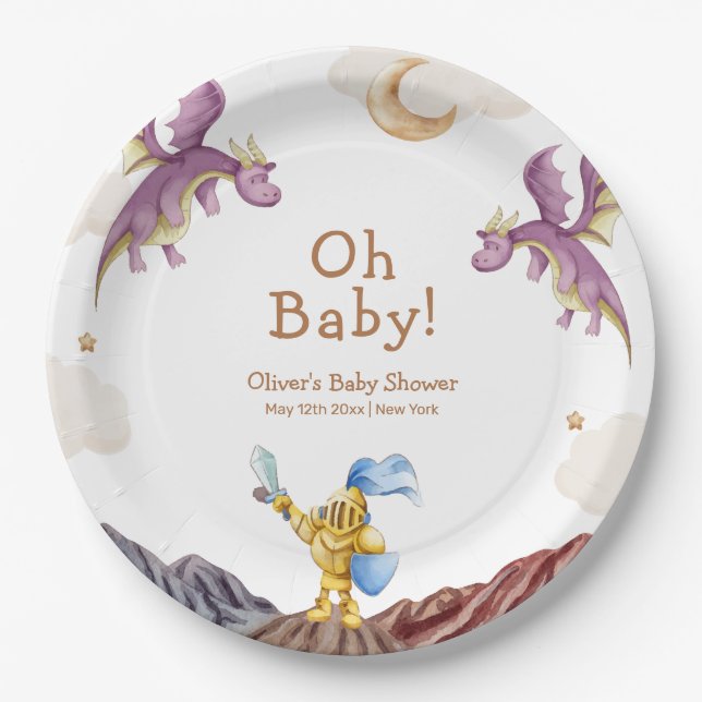 Oh Baby Mittelalterliche Märchenschauspielerin Dra Pappteller (Vorderseite)