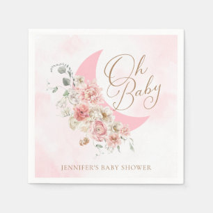 Oh Baby Moon Girl Babyduschpapier Serviette