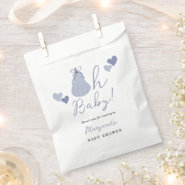 Oh Baby Niedlich Blue Pumpkin Bow Boy Baby Dusche Geschenktütchen