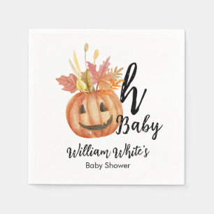 Oh, Baby! Niedliche Pumkin Halloween Herbstdusche Serviette