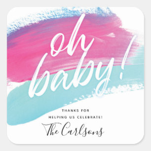 Oh Baby Paint Swash Autocollants