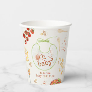 Oh Baby Pasta & Schnullers Green Baby Dusche Pappbecher