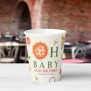 Oh Baby Pizza & Schnullers Babydusche Pappbecher