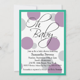 Oh Baby Posh Gender Neutral Baby Dusche Einladung